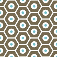 Beehive Mocha Pattern wallpaper