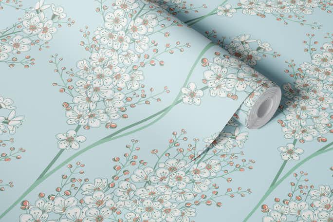 Cherry Blossoms 4wallpaper roll