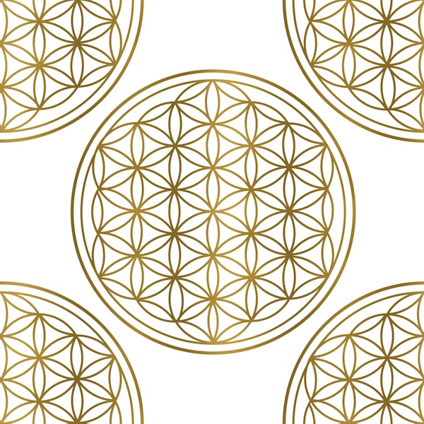 Sacred Geometry-Flower Of Life pattern 1