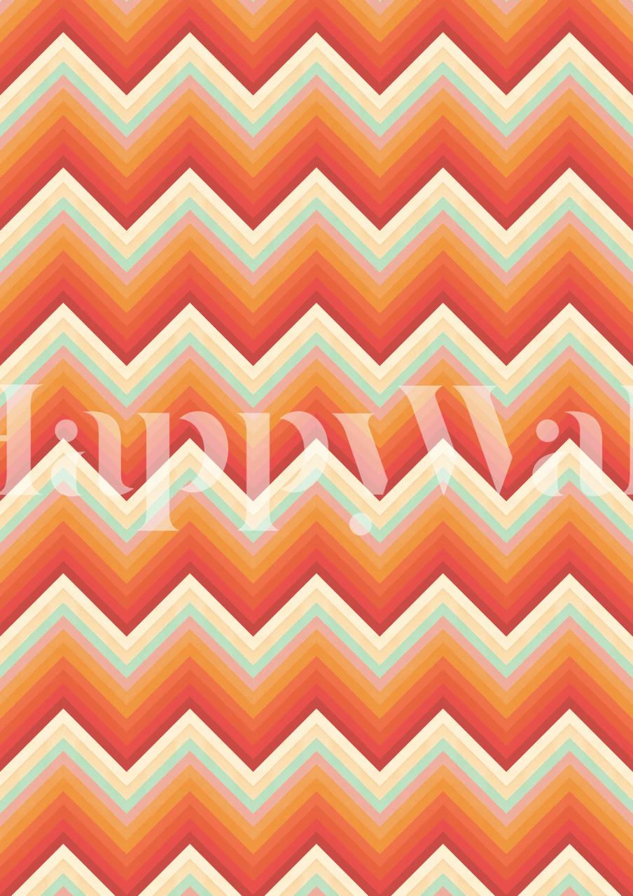 Small Magical Chevrons design de papel de parede