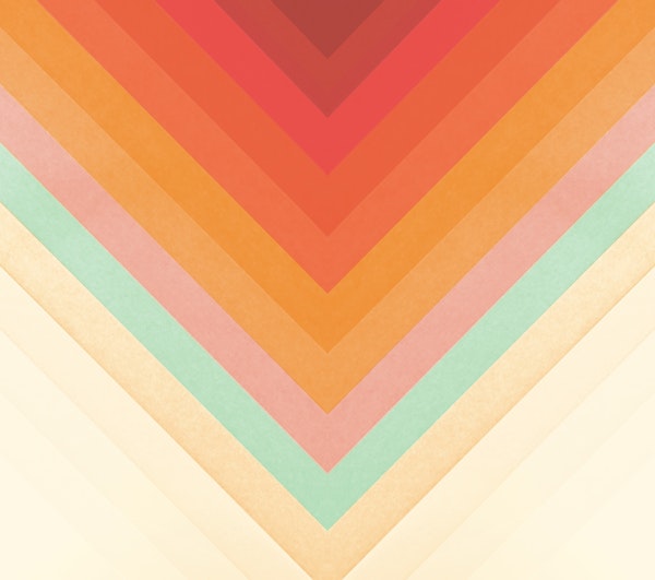 Magic Chevrons Rainbow - Big