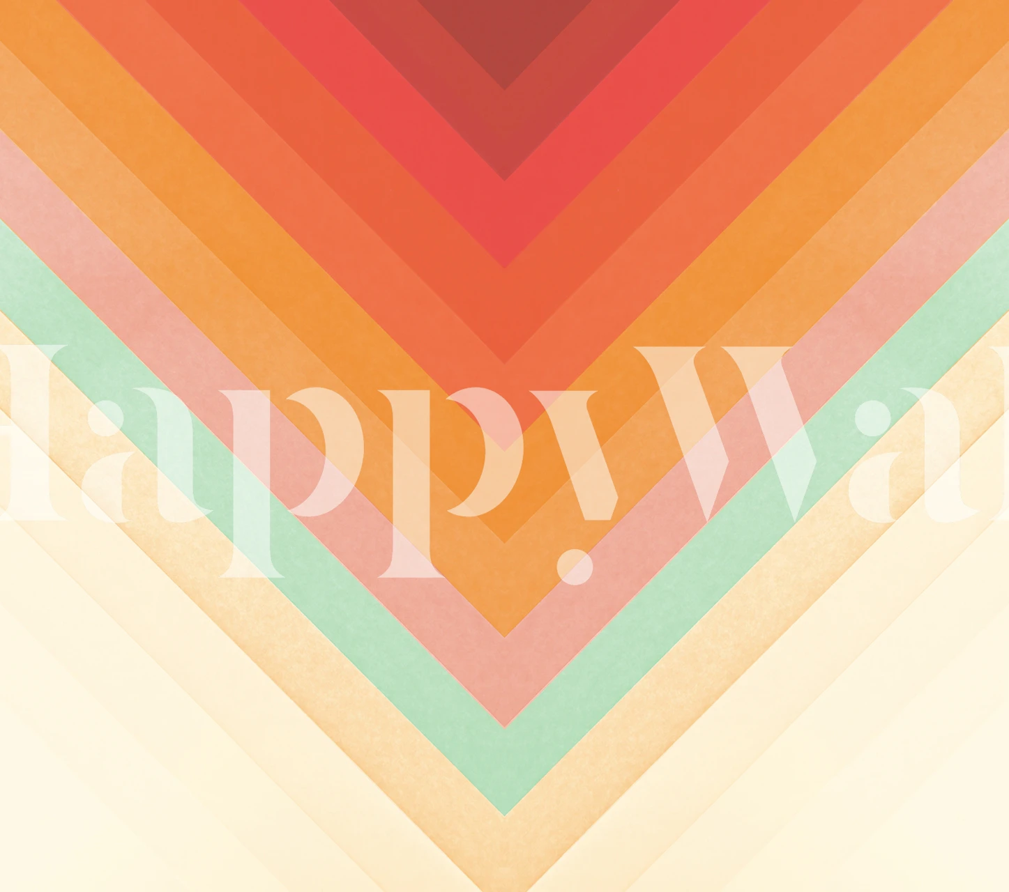 Magic Chevrons wallpaper in a room