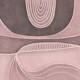 Shapes Mid Century Art Pastel Pink Rose Gold