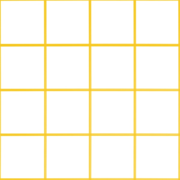 Yellow grouted tiles