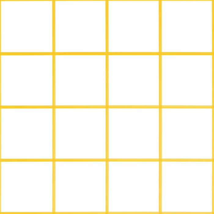 Yellow grouted tiles