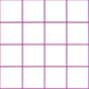 Purple grouted tiles