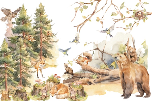 The wonder of the forest