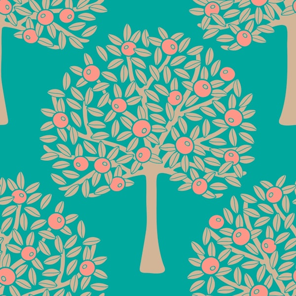 ORANGERIE Citrus Fruit Tree - Turquoise