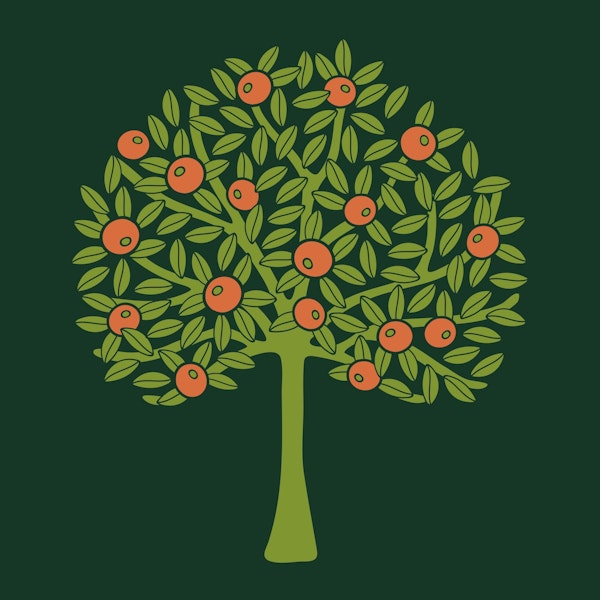 ORANGERIE Fruit Tree Single - Dark Green