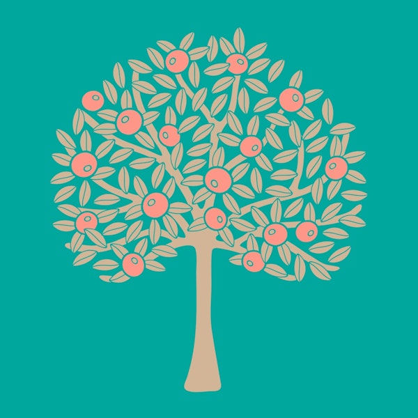 ORANGERIE Single Fruit Tree - Turquoise