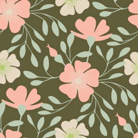 Sakura Japanese Spring Cherry Blossoms Brown wallpaper