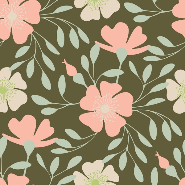 Sakura Japanese Spring Cherry Blossoms Brown