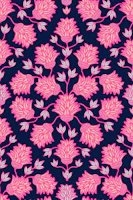 THISTLEDOWN Floral Botanical Damask - Pink wallpaper