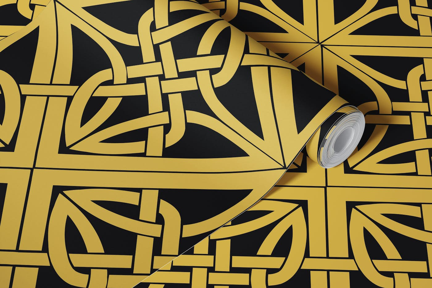 Seamless Celtic Knot Pattern 1 wallpaper roll