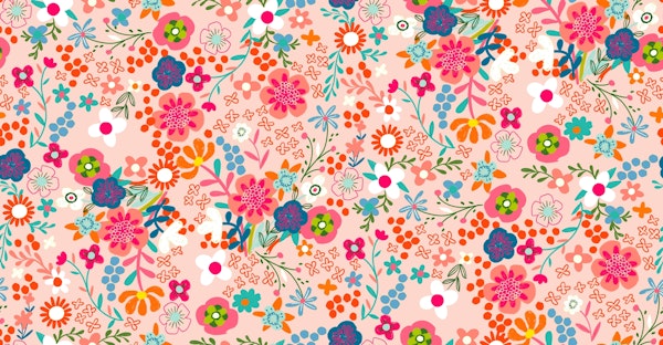 floral meadow ditsy garden