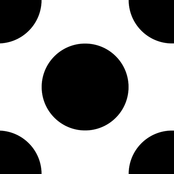 Black and White Polka Dots 2