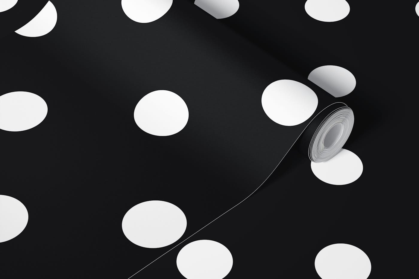 Black and white dots wallpaper 3 wallpaper roll