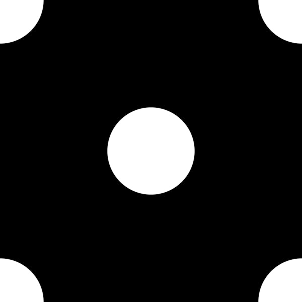 Black and white dots wallpaper 3