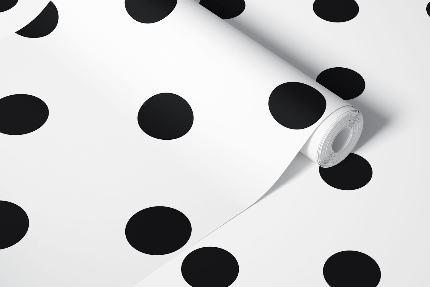 Black and white dots wallpaper 4 wallpaper roll