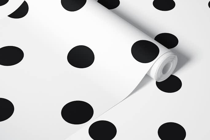 Black and white dots wallpaper 4wallpaper roll