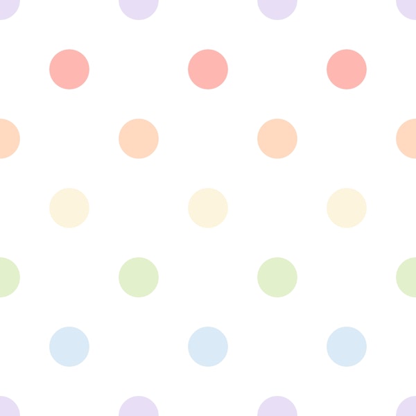 Pastel Rainbow dots wallpaper 1