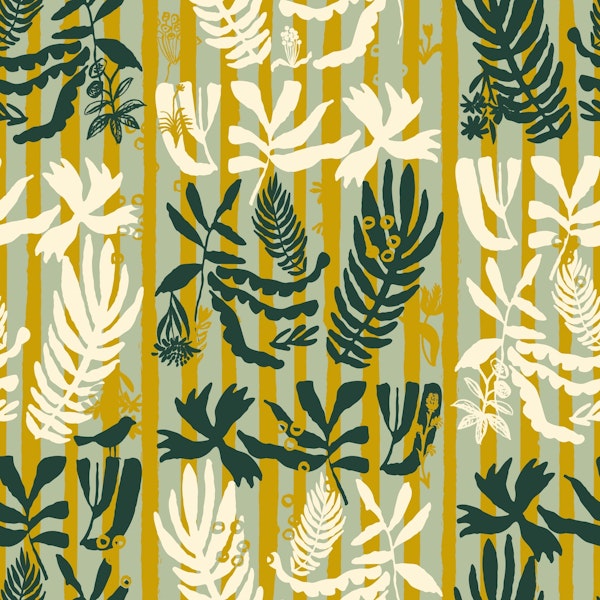 Abstract tropical jungle