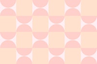 Pastel Scandi Mid-Century Abstract Geometry papiers peint