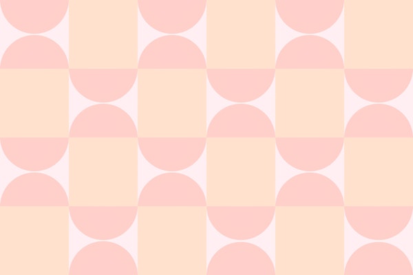 Pastel Scandi Mid-Century Abstract Geometry