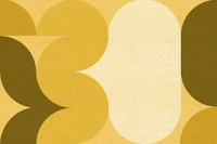 Neon Luxury Mid Century Bauhaus Geo tapete