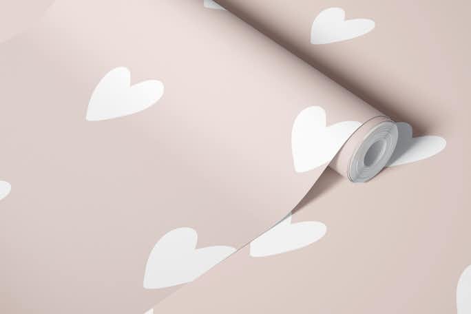 Pink Heartwallpaper roll