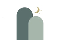 Teal Nursery Modern Boho Arch tapet