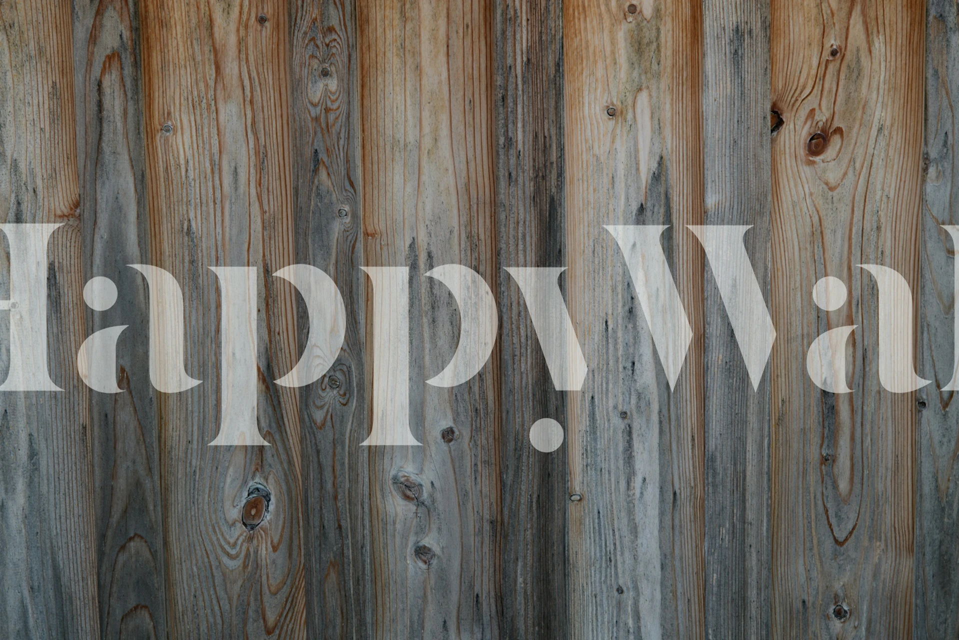 Papier peint Rustic Wood Texture dans une pièce