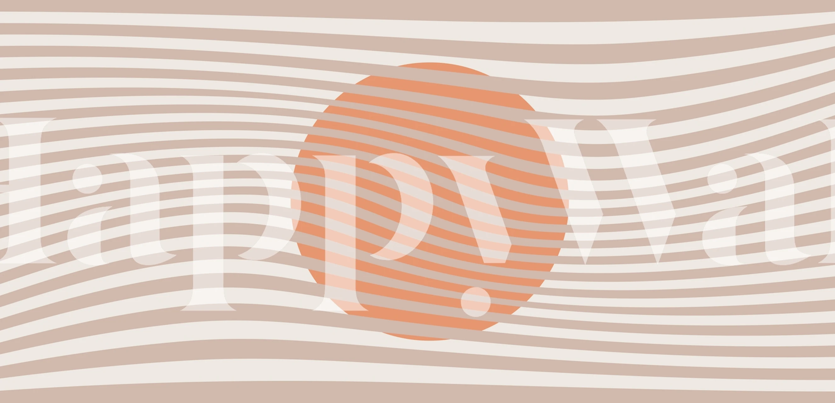 Sunrise Wave Line Circle Abstraksjon veggmaleri med beroligende fargetoner og minimalistisk design