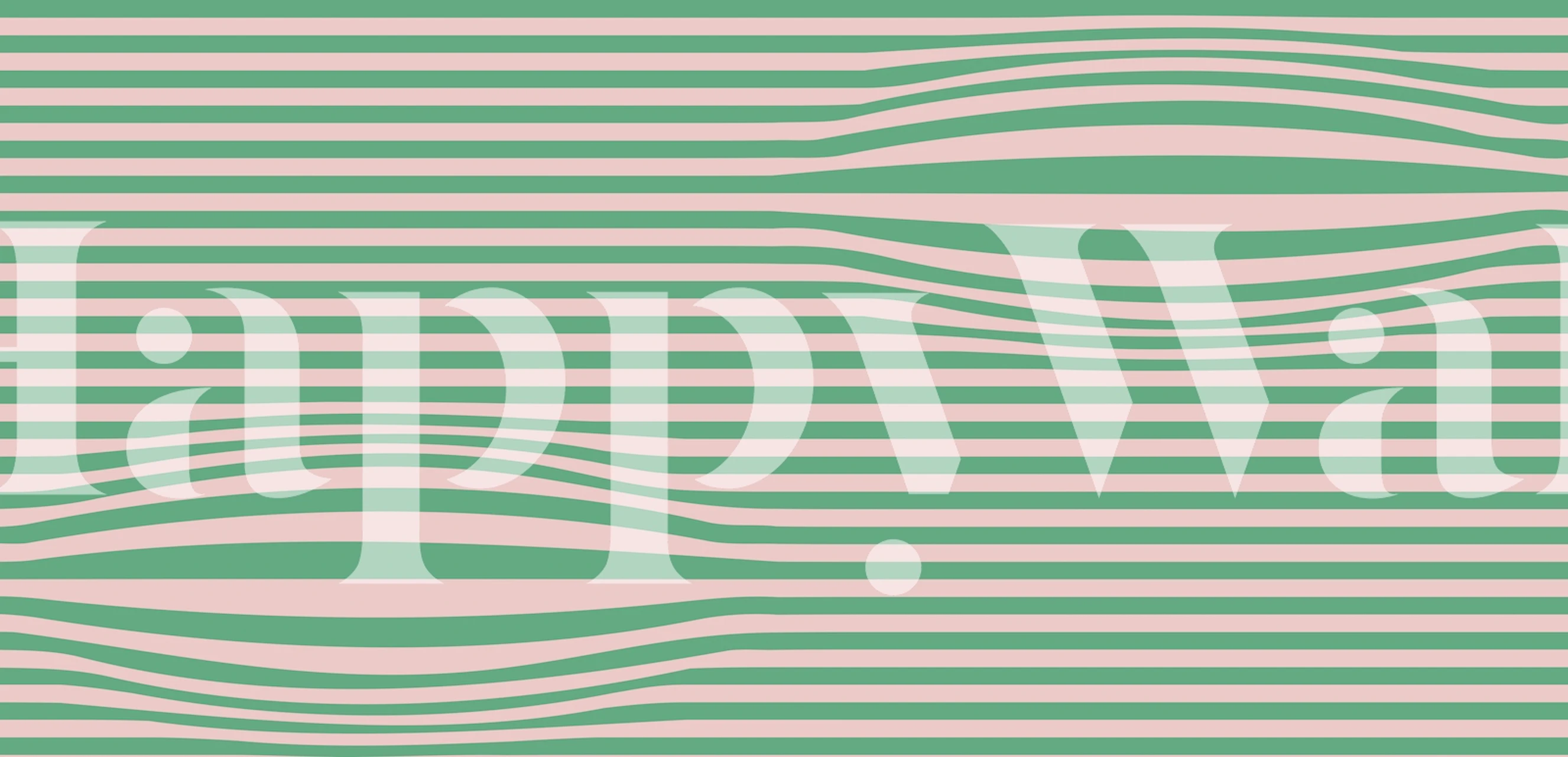 Groen roze gestreept ontwerp