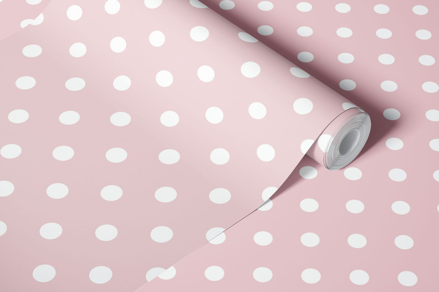 Polka Dots - Candy Blush 2 wallpaper roll