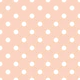 Polka Dots - White on Pink