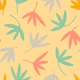 PETALS Retro Scattered Floral - Warm Cream