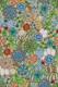 COLOURING BOOK FLOWERS Retro 70s Colours