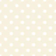 Polka Dots- White on Pale Champagne