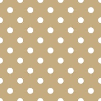 Polka Dots - White on Beige tapete
