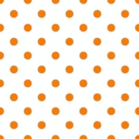 Polka Dots - Orange dots tapete
