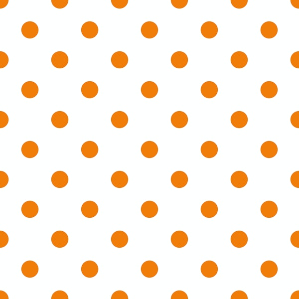 Polka Dots - Orange dots