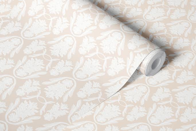 Soft and modern Damaskwallpaper roll