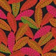 CALATHEAS Mod Tropical Leaves Fuchsia Orange