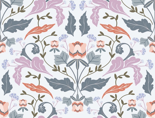 Tulip Tree Floral Pattern