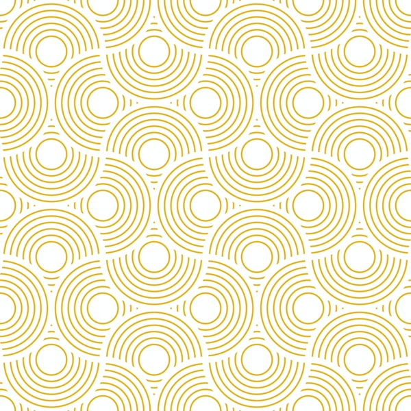 SCALLOP Art Deco Geometric - White Gold