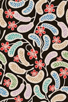 HILO Vintage Tropical Floral - Charcoal ταπετσαρία