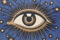 All Seeing Eye Blue ταπετσαρία