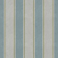 Antique stripes in slate blue sage green behang