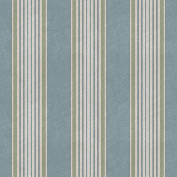 Antique stripes in slate blue sage green